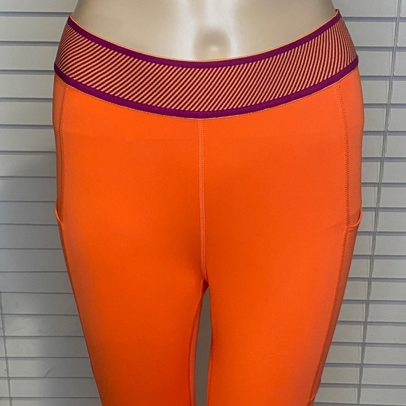 Women's Free People FP Movement Endurance Leggings Tights Orange Size Small NWT - Picture 3 of 9